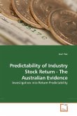 Predictability of Industry Stock Return - The Australian Evidence