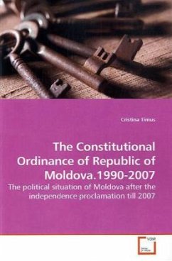 The Constitutional Ordinance of Republic of Moldova.1990-2007 - Timus, Cristina