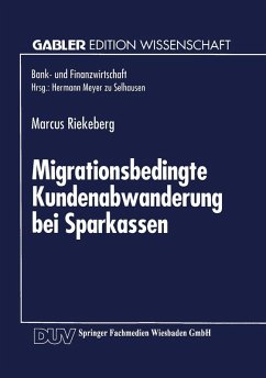 Cover Migrationsbedingte Kundenabwanderung bei Sparkassen