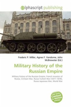 Cover Military History of the Russian Empire