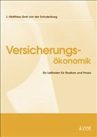 Versicherungsökonomik - Graf von der Schulenburg, J Matthias