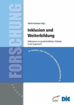Cover Inklusion und Weiterbildung