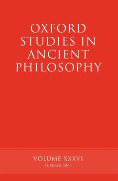 Oxford Studies in Ancient Philosophy