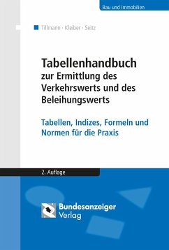 Tabellenhandbuch zur Ermittlung des Verkehrswerts und des Beleihungswerts von Grundstücken - Seitz, Wolfgang