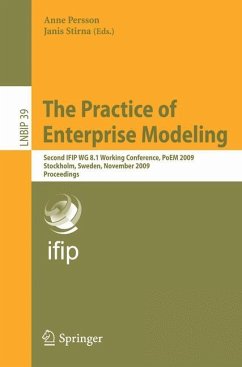 The Practice of Enterprise Modeling - Persson, Anne / Stirna, Janis (Bandherausgegeber)
