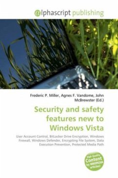 Security and safety features new to Windows Vista