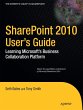 SharePoint 2010 User's Guide - Bild 1