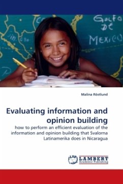 Evaluating information and opinion building - Röstlund, Malina