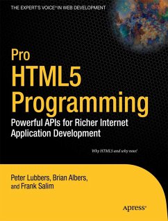 Pro HTML5 Programming - Lubbers, Peter;Albers, Brian;Salim, Frank