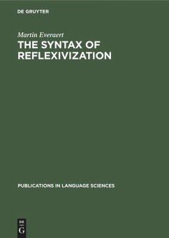 The Syntax of Reflexivization - Everaert, Martin