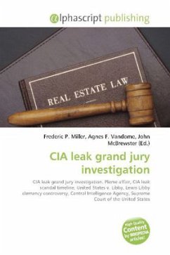 CIA leak grand jury investigation