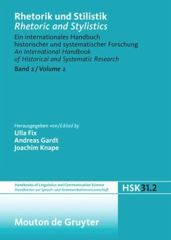 Rhetorik und Stilistik / Rhetoric and Stylistics - Fix, Ulla / Gardt, Andreas / Knape, Joachim (Hrsg.)