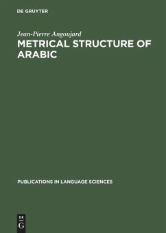 Metrical Structure of Arabic - Angoujard, Jean-Pierre