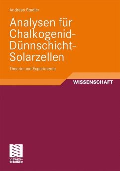 Analysen für Chalkogenid-Dünnschicht-Solarzellen - Stadler, Andreas