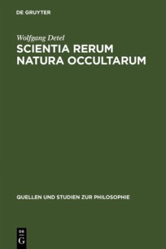 Scientia rerum natura occultarum - Detel, Wolfgang