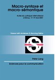 Macro-syntaxe et macro-sémantique