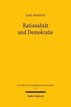 Rationalität und Demokratie - Homann, Karl Rationalität und Demokratie - Homann, Karl