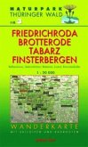 Wanderkarte Friedrichroda, Brotterode, Tabarz, Finsterbergen Wanderkarte Friedrichroda, Brotterode, Tabarz, Finsterbergen