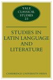 Studies in Latin Language and Literature