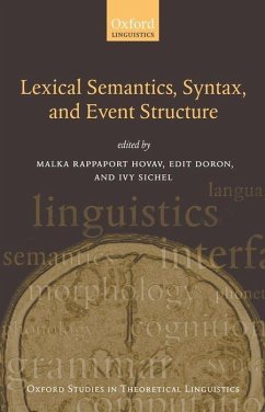 Syntax, Lexical Semantics, and Event Structure