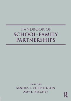 Cover Handbook of School-Family Partnerships