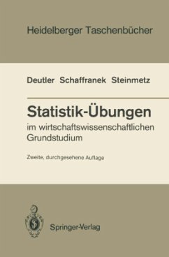 Statistik-Übungen - Deutler, Tilmann;Schaffranek, Manfred;Steinmetz, Dieter
