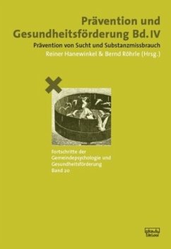 Cover Prävention und Gesundheitsförderung Bd. IV