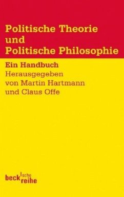 Politische Theorie und Politische Philosophie - Hartmann, Martin / Offe, Claus (Hrsg.)
