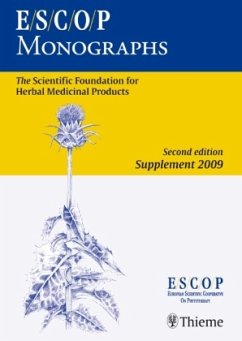 Cover ESCOP Monographs Supplement 2009