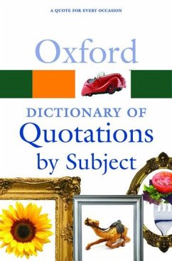 Oxford Dictionary of Quotations by Subject