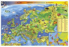 Kindereuropakarte - Max und Maxi entdecken Europa