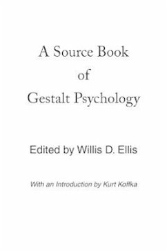 A Source Book of Gestalt Psychology
