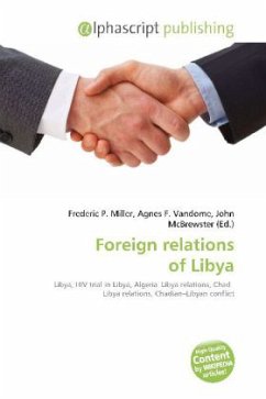 Cover Foreign relations of Libya