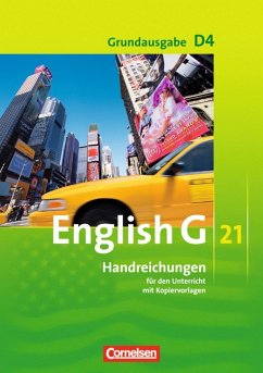 Cover English G 21 Grundausgabe D 4, Handreichungen für den Unterricht mit Kopiervorlagen