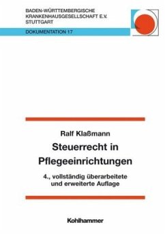 Steuerrecht in Pflegeeinrichtungen - Klaßmann, Ralf