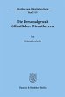 Die Personalgewalt öffentlicher... - Bild 1