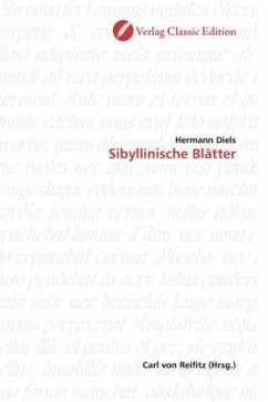 Sibyllinische Blätter - Diels, Hermann