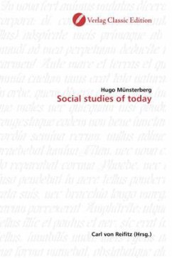 Social studies of today - Münsterberg, Hugo
