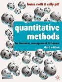 Quantitative Methods for Business, Management and Finance Quantitative Methods for Business, Management and Finance