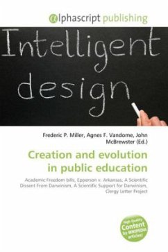 Creation and evolution in public education