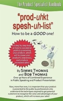 The Product Specialist Handbook - Thomas, Simms; Thomas, Bob