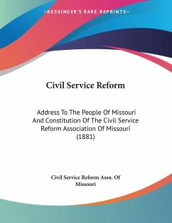 Civil Service Reform - Civil Service Reform Assn. Of Missouri