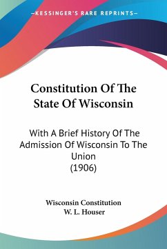 Constitution Of The State Of Wisconsin