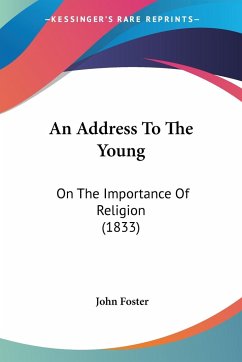 An Address To The Young - Foster, John