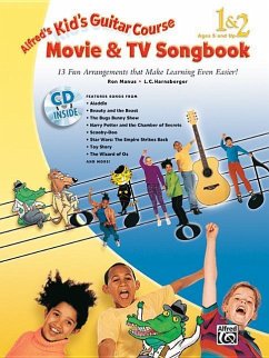 Alfred's Kid's Guitar Course Movie and TV Songbook 1 & 2 - Harnsberger, L C; Manus, Ron