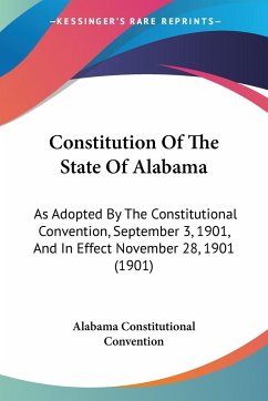 Constitution Of The State Of Alabama