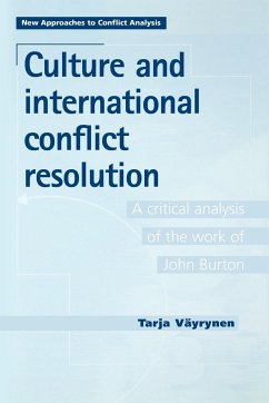 Culture and international conflict resolution - Vayrynen, Tarja