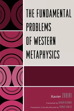 Cover Fundamental Problems of Western Metaphysics