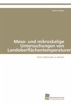 Meso- und mikroskalige Untersuchungen von Landoberflächentemperaturen - Weber, Nadine