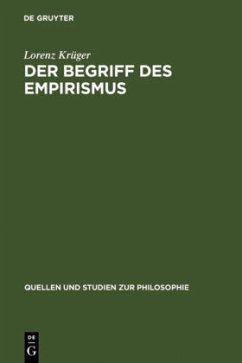 Der Begriff des Empirismus - Krüger, Lorenz